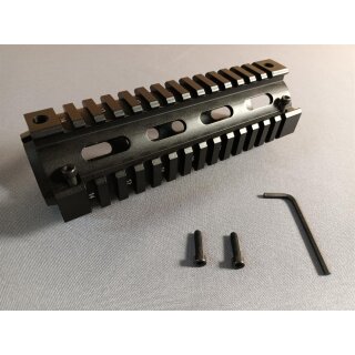 Handguard 101Inc  f&uuml;r M4 Metall Schwarz 7&quot; RFM-2014