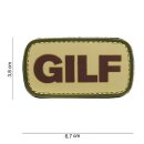 Patch PVC Gilf Sand 38 x 67mm