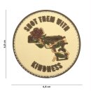 Patch PVC Shot Them With Kindness Sand 68 x 68mm