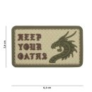 Patch PVC Keep Your Oaths 36 x 64mm