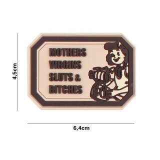 Patch PVC Mothers Virgins Sand 64 x 45mm