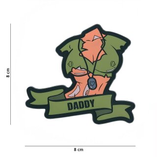 Patch PVC Daddy Girl Oliv 80 x 80mm