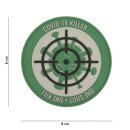 Patch PVC Covid-19 Killer Gr&uuml;n 80 x 80mm