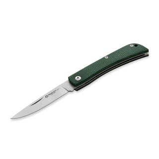 Taschenmesser ZH Maserin Scout 163 Green Micarta 80mm D2 Slipjoint