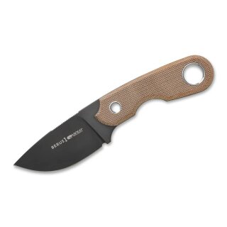 Fahrtennmesser Viper Berus 1 Micarta Black PVD 67mm M390 Kydexscheide