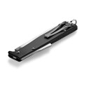 Taschenmesser ZH Otter Mercator Katze Schwarz 90mm Backlock mit Clip