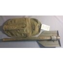 US WW2 Klappspaten M1943 mit Tasche Original Gebraucht