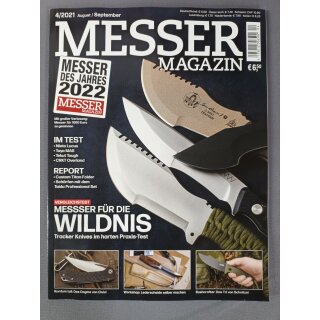 Zeitschrift Messer Magazin 4/2021 August / September