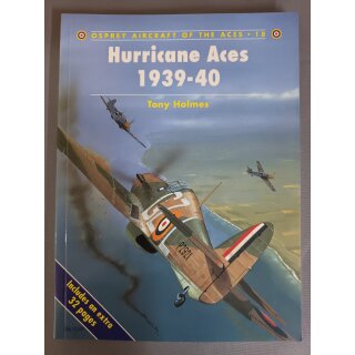 Sammelheft Osprey No.18 Hurricane Aces 1939-40 1998 UK