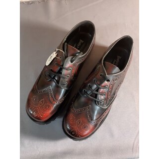 Schuhe Boots&amp;Braces 3Loch Budapester Burgundy EU46 UK12 US13 Statt 95&euro; nur