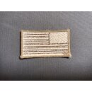 Patch Stoff US Flagge Coyote 8x4,5cm