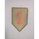 Patch Stoff US Army 1st Infantry Division 6x9cm Big Red One