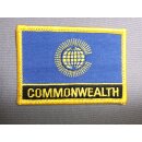 Patch Stoff Commonwealth Of Nations 8x5,5cm Flag embroidered Patch