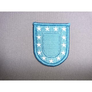 Patch Stoff US Army Beret Patch Blue Flash With Stars 4,5x5,5cm