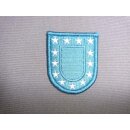 Patch Stoff US Army Beret Patch Blue Flash With Stars 4,5x5,5cm