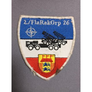 Patch Stoff BW 2. Flakraketengrupe 26 Husum 8x9cm