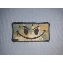 Patch Stoff Smiley Digital Woodland 6,5x3,5cm