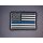 Patch Stoff US Flagge mit blauer Linie 8,5x5,5cm