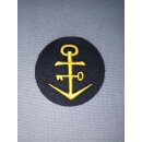 Patch Stoff BW Marine Logistik Stabsdienst Schwarz 5cm