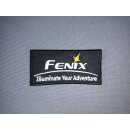 Patch Stoff Fenix Schwarz A 7,5x3,5cm