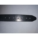 Lederg&uuml;rtel Schwarz 40 x 110mm f&uuml;r Buckles Kernleder vegetabil