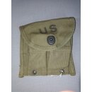 US Vietnam M1 Carbine/Garand Pouch OD Webbing Original Gebraucht