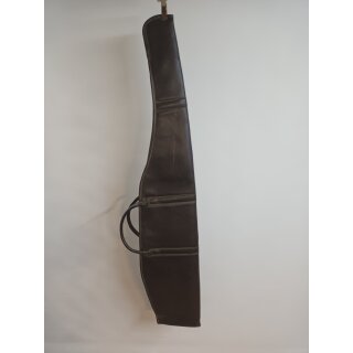 Gewehrtasche Leder Braun Gebraucht 120 x 23cm Gef&uuml;ttert