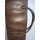 Gewehrtasche Vintage Leder Braun Gebr. 118 x 18cm Gef&uuml;ttert