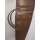 Gewehrtasche Vintage Leder Braun Gebr. 118 x 18cm Gef&uuml;ttert