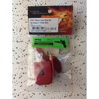 IPSC Race Gun Set  f&uuml;r Hi-Capa 3 Teile Rot