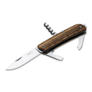 Taschenmesser ZH B&ouml;ker Plus Tech Tool 2 Zebra Wood 71mm 12C27
