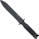 Fahrtenmesser Survival Blackfield Carrier 35 190mm Spear...