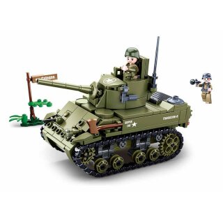 Bausatz Sluban Allied Light Tank 344pcs