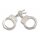 Professional handcuffs. Stainless steel