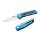 Taschenmesser LionSteel Q4ttro Blue Ti CF