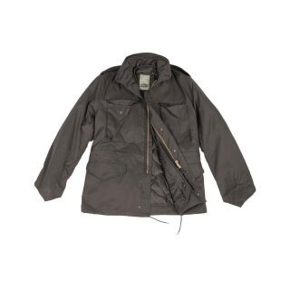 Feldjacke US M65 mit Futter Schwarz 5XL