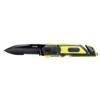 Taschenmesser EH Rettung Walther RK Rescue Knife Fluoreszierend gelb