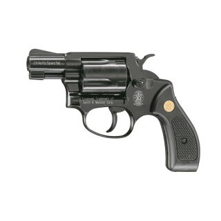 Revolver S&amp;W Chiefs Special Schwarz 9mmRK 5Rds ab18