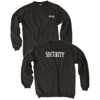 Sweatshirt Security Schwarz S