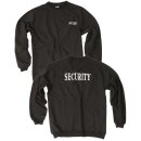 Sweatshirt Security Schwarz S