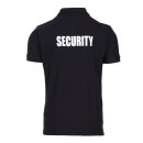 Poloshirt Security Schwarz XXL