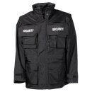 Jacke Security Wasserdicht Schwarz S