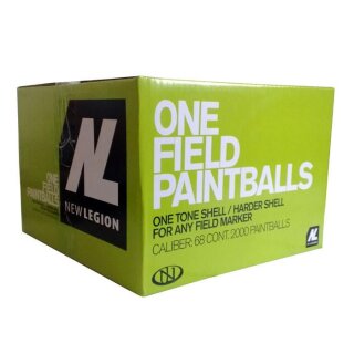 Paintballs New Legion One Field Gelb 2000Stck Cal. 68