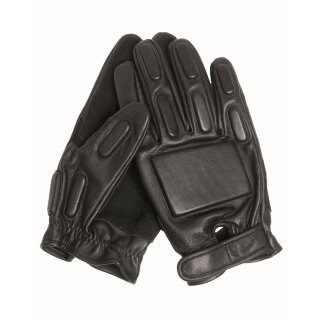 Handschuhe Security Gloves Leder Schwarz 9 L