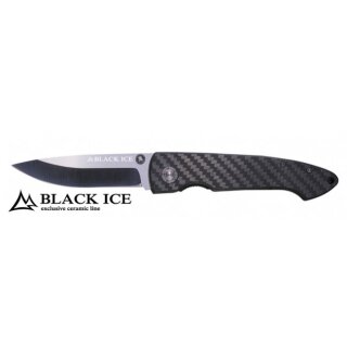 Taschenmesser EH Black Ice Keramik Carbongriff 82mm